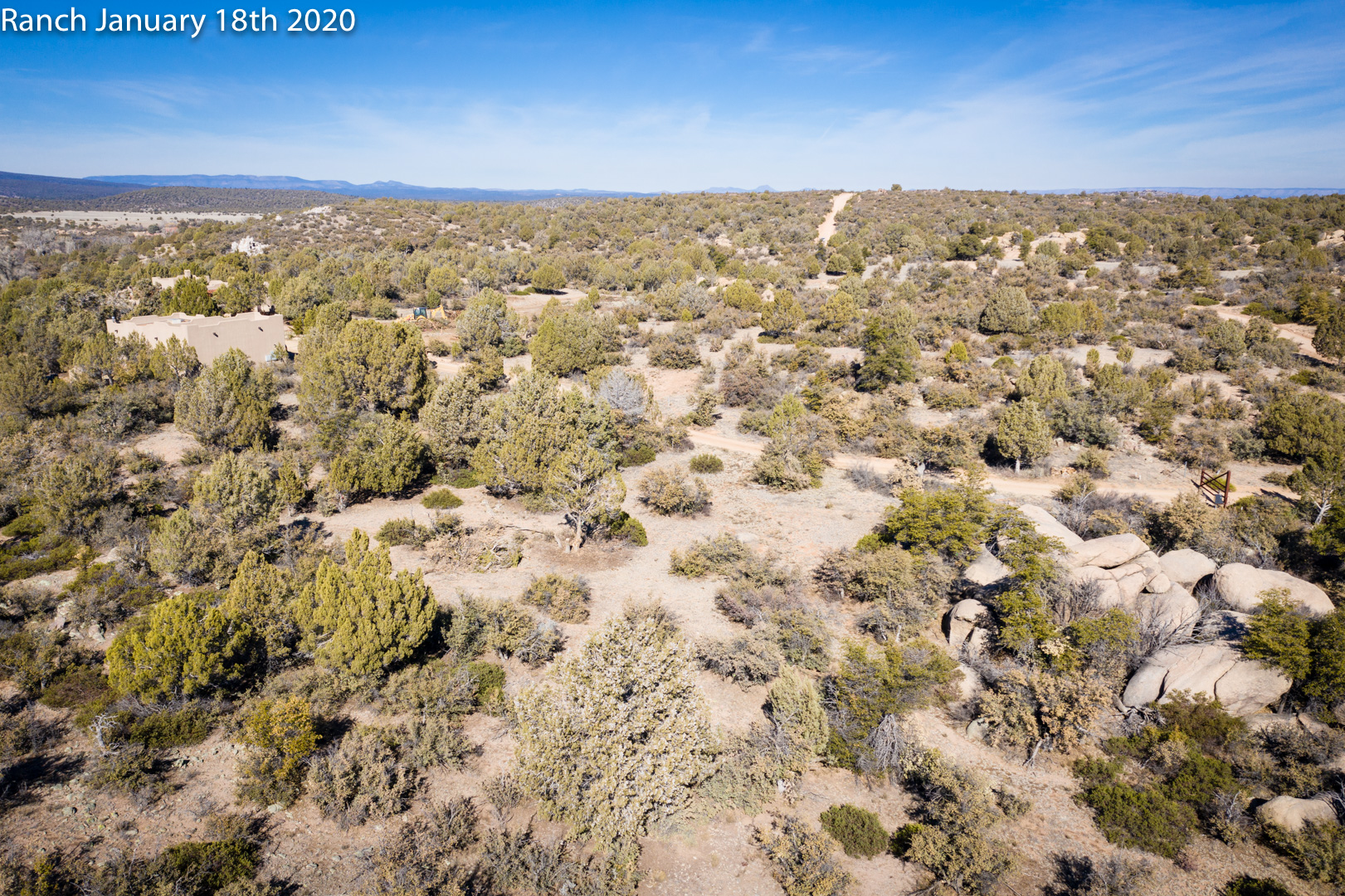 Skull Valley Ranch Project Drone Time Lapse Series January 2020 AZ